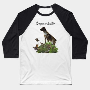 Brittany Spaniel Baseball T-Shirt